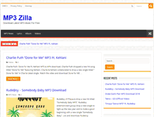 Tablet Screenshot of mp3zilla.com